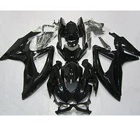 Artudatech Fairing Injection Plastic Kit Glossy Black Fit pour Suzuki GSXR600/750 2008-2010#006