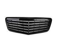 Artudatech Front Bumper Grille Grill Fit for Be-nz W211 E350 500 2007-2009 AMG Gloss Black (No Logo)