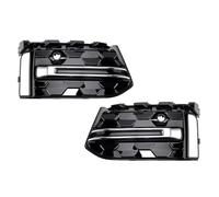 Artudatech Griglia paraurti anteriore 2PCS Adatto per Audi A6L C8PA 2023+ Black Chrome