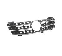Artudatech Griglia paraurti Anteriore Adatto per Mercedes ML-Class W164 2005-2008 Chrome/Black (No Logo)