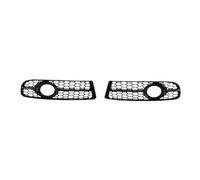 Artudatech Griglia paraurti Anteriore Front Bumper Honeycomb Fog Grille Cover Fit for Audi A4 B7 S-Line S4 2005-2008 Black