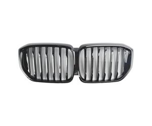 Artudatech griglia paraurti anteriore Gloss Black Front Bumper Grille Grill Fit for BMW G05 LCI X5 2024+ Single Line (No Logo)