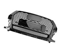 Artudatech Griglia paraurti Anteriore RSQ3 Style Front Honeycomb Grille Fit for Audi Q3 2016-2018 Gloss Black
