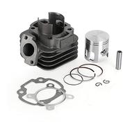 Artudatech kit cilindro pistone kit cilindro 70cc Cylinder Jug 47mm 2T Big Bore Kit Fit for AC Minarelli Fit for Yamaha Aerox Jog MBK Nitro Fit for Aprilia SR 50 Piston Ring Gaskets