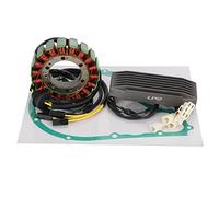 Artudatech Magneto Coil Stator + Voltage Regulator + Gasket Assy Adatto per Suzuki VS 600 700 750 800 GL Intruder 1985-1997
