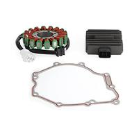 Artudatech Magneto Coil Stator + Voltage Regulator + Gasket Assy Adatto per Yamaha YZF-R6 RJ11 RJ15 2006-2016