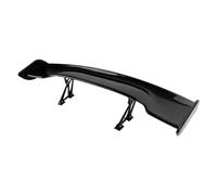 Artudatech Spoiler Wing 57" 145cm Universal Racing GT Style Down Adatto perce Trunk Glossy Black
