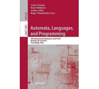 Artur Czumaj Automata, Languages, and Programming (Tascabile)