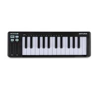 Arturia - MiniLab 3 - Controller MIDI universale per la produzione musicale, con pacchetto software completo - 25 tasti, 8 pad multicolori - Bianco