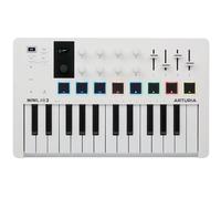 Arturia MiniLab 3 MIDI Keyboard & Pad Controller 25-Key Arpeggiator White Pads