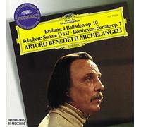Arturo Benedetti Michelangeli( Piano) - Ballades (4), Op. 10,Piano Sonata No. 4 In A Minor, D537,Piano Sonata No. 4 In E