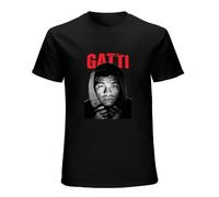 Arturo Gatti Boxing T-Shirt Graphic Tee Printed Top for Mens Black M