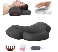 Artuvate Cervicale Fisiorest, Core Hero 3-In-1 Massage Pillow, Fisiorest Massaggiatore For Il Collo 3 In 1, Cuscino Fisiorest Massaggiatore 3 In 1 Per Il Collo (Black)