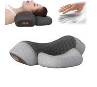 Artuvate Cervicale Fisiorest, Fisiorest - Massaggiatore Cuscino 3 In 1 Per Il Collo, Fisiorest Relief Massager For Neck, For Neck Stretcher Massage Relaxe (Gray)