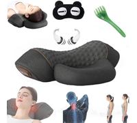 Artuvate Fisiorest - Cuscino 3 in 1 per massaggio al collo, cuscino per massaggio cervicale Core Hero 3 in 1, massaggio profondo e rilassamento, con trazione per aiutare il sonno, allevia la tensione