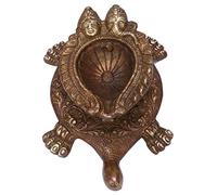 Artvarko Ottone Metallo Tartaruga Olio Diya per Home Galleria Ingresso Decor Diwali Tavolo Decorativo Deepak Deepam Regalo Grande Tempio Katori Mandir Culto