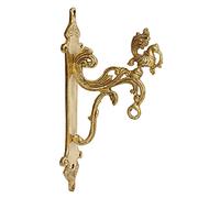 Artvarko Supporto in ottone a forma di pavone per appendere alla parete Campane Diya Lanterna Gancio per fioriere Lanterne Campane a vento Cestini Ornamenti 30,5 cm