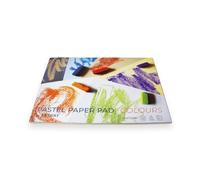 Artway Blocco di carta formato A4, ideale per pastelli morbidi, pastelli a olio, matite pastello, grafite e carbone, 48 faccie/24 fogli di carta pastello da 160 g/m², 6 colori assortiti