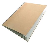 Artway Enviro - A2 Quaderno da Disegno spiralato - Ritratto - 70 facciate/35 Pagine di Carta Riciclata da Cartuccia da 170 gsm - Quaderno per Schizzi 100% Riciclato