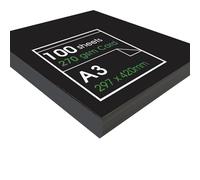 Artway Enviro A3 Cartoncino Nero, 270g/m², 100 Fogli Sciolti, Riciclato