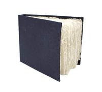 Artway Indigo - Libro di Schizzi in Carta di Cotone - A6 Paesaggio - 70 Facciate/35 Pagine di Carta di Cotone 100% Stracciata da 250gsm a Trama Media - 100% Fatto a Mano