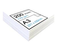 Artway Studio - A3 Carta in cartuccia per disegno - Ideale per applicazioni artistiche a secco - 170gsm - A3 (200 fogli)