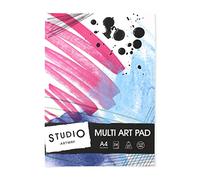 Artway Studio - Blocchi per varie tecniche artistiche - 240 g/m² - bianco - A4-24 fogli (48 facciate)