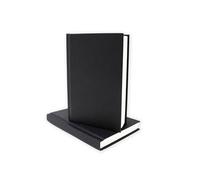 Artway Studio Casebound - Blocco da disegno formato A6, verticale, 92 facciate/46 pagine di carta da disegno da 170 g/m², copertina rigida nera, confezione da 2