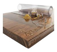 Artwelt Tovaglia Trasparente 2,0 mm Pellicola Morbida Cristallina Tovaglia Rettangolare Impermeabile Lavabile Protettiva Antimacchia Pellicola |Alta Qualità Made in Germay| (290cm X 120cm)