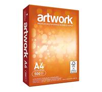 Artwork, risma di carta multiuso per fotocopiatrice, 75 g/m2, A4, bianca - 2500 fogli