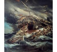 ARTXLXXBN Arte Murale Su Tela Poster Con Stampa los pasajeros intentan escapar en los barcos en el mar demoníaco de Louis Eugene Gabriel Isabey per la Decorazione Domestica dell'ufficio 60x90cm