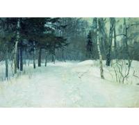 ARTXLXXBN Dipinti Famosi Arte Murale Su Tela Poster Con Stampa Bosque en invierno de Stanislav Zhukovsky per la Decorazione Domestica dell'ufficio 60x90cm