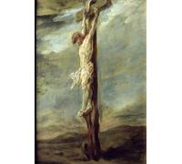 ARTXLXXBN Dipinti Famosi Arte Murale Su Tela Poster Con Stampa Cristo en la cruz de Peter Paul Rubens per la Decorazione Domestica dell'ufficio 60x90cm