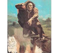 ARTXLXXBN Dipinti Famosi Arte Murale Su Tela Poster Con Stampa el hombre desesperado de gustave courbet per la Decorazione Domestica dell'ufficio 60x90cm