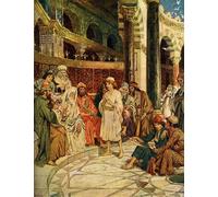ARTXLXXBN Dipinti Famosi Arte Murale Su Tela Poster Con Stampa El Niño Jesús en la Biblia del Templo de William Brassey Hole per la Decorazione Domestica dell'ufficio 60x90cm