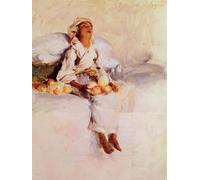 ARTXLXXBN Dipinti Famosi Arte Murale Su Tela Poster Con Stampa el pequeño vendedor john sargent per la Decorazione Domestica dell'ufficio 60x90cm