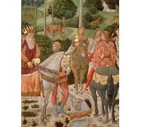 ARTXLXXBN Dipinti Famosi Arte Murale Su Tela Poster Con Stampa Piero De Medici como Gaspar de Benozzo Di Lese Di Sandro Gozzoli per la Decorazione Domestica dell'ufficio 60x90cm