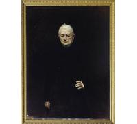 ARTXLXXBN Dipinti Famosi Arte Murale Su Tela Poster Con Stampa Retrato de Adolphe Thiers Presidente de la República Pintura de Leon Florentin Bonnat per la Decorazione Domestica dell'ufficio 60x90cm