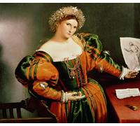 ARTXLXXBN Dipinti Famosi Arte Murale Su Tela Poster Con Stampa una dama con un dibujo de lucrecia por artista famoso per la Decorazione Domestica dell'ufficio 60x90cm