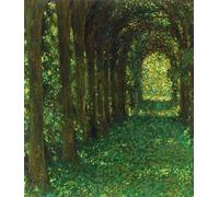 ARTXLXXBN Dipinti Famosi Painting Quadri Tela Stampe Su Tela Animali El carril verde de Henri Le Sidaner per Decorazioni per la Casa 60x90cm