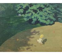 ARTXLXXBN Dipinti Famosi Painting Quadri Tela Stampe Su Tela Animali el globo o rincón de un con un niño jugando con un globo de Felix Edouard Vallotton per Decorazioni per la Casa 60x90cm