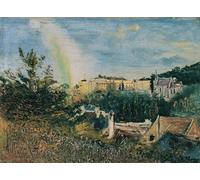 ARTXLXXBN Dipinti Famosi Painting Quadri Tela Stampe Su Tela Animali el Weilburg cerca de Baden por Anton Romako per Decorazioni per la Casa 60x90cm