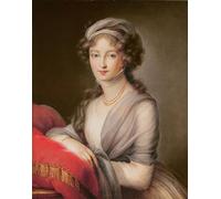ARTXLXXBN Dipinti Famosi Painting Quadri Tela Stampe Su Tela Animali la Gran Duquesa Isabel Alexeievna por Elisabeth Louise Vigee Lebrun per Decorazioni per la Casa 60x90cm