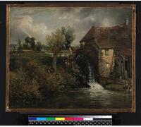 ARTXLXXBN Dipinti Famosi Painting Quadri Tela Stampe Su Tela Animali Molino de Parham Gillingham Dorset por John Constable per Decorazioni per la Casa 60x90cm