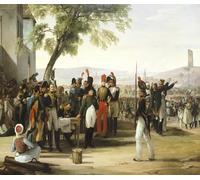ARTXLXXBN Dipinti Famosi Painting Quadri Tela Stampe Su Tela Animali Napoleón después de la batalla de Wagram de Francesco Hayez per Decorazioni per la Casa 60x90cm