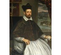 ARTXLXXBN Dipinti Famosi Painting Quadri Tela Stampe Su Tela Animali Retrato de Luca Stella Arzobispo de Zadar por Domenico Robusti Tintoretto per Decorazioni per la Casa 60x90cm