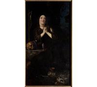 ARTXLXXBN Dipinti Famosi Painting Quadri Tela Stampe Su Tela Animali Retrato de María Magdalena de Austria como Santa María Magdalena de Justus Sustermans per Decorazioni per la Casa 60x90cm