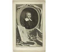 ARTXLXXBN Dipinti Famosi Painting Quadri Tela Stampe Su Tela Animali William Harvey por Jacobus Houbraken per Decorazioni per la Casa 60x90cm