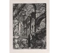 ARTXLXXBN Dipinti Famosi Poster Parete Quadri Murale Tela el plato de bajorrelieves de Carceri de Battista Piranesi per la Decorazione Della Parete 60x90cm