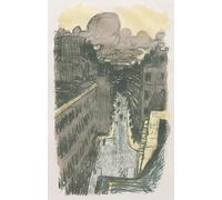 ARTXLXXBN Dipinti Famosi Poster Parete Quadri Murale Tela Escena callejera desde arriba de Pierre Bonnard per la Decorazione Della Parete 60x90cm